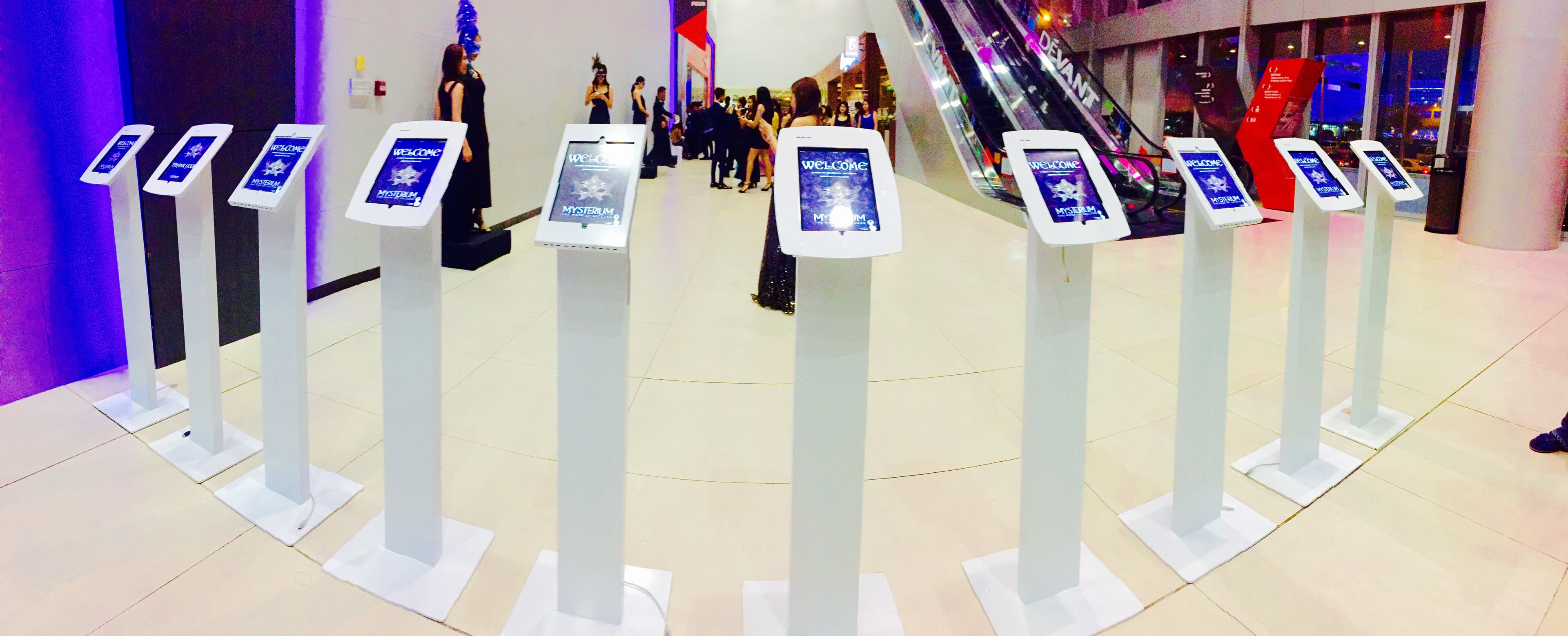 iPad rental for Shell Mysterium event